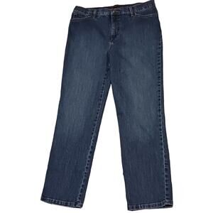 Gloria Vanderbilt Jeans Womens Size 12P Petite Amanda Dark Wash 30x27